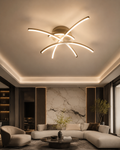 Vistaloras™ OrbitWeave Curved LED Ceiling Light